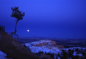 Moonrise Beyond Sunrise Point